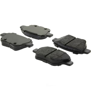 Centric Posi Quiet™ Extended Wear Semi-Metallic Rear Disc Brake Pads for Volkswagen Eos - 106.14560