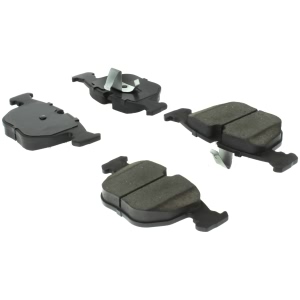 Centric Posi Quiet™ Extended Wear Semi-Metallic Front Disc Brake Pads for 2004 Land Rover Range Rover - 106.06810