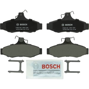 Bosch QuietCast™ Premium Organic Rear Disc Brake Pads for 1999 Daewoo Leganza - BP724