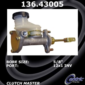 Centric Premium Clutch Master Cylinder for 2001 Isuzu Rodeo Sport - 136.43005