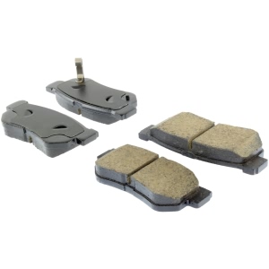 Centric Posi Quiet™ Ceramic Brake Pads With Shims And Hardware for 2007 Hyundai Tucson - 105.08130