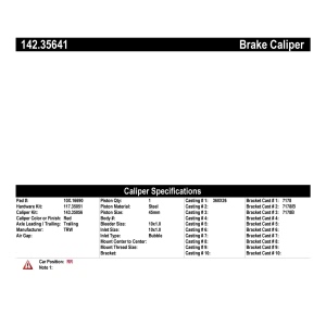 Centric Posi Quiet™ Loaded Brake Caliper for 2015 Mercedes-Benz S63 AMG - 142.35641