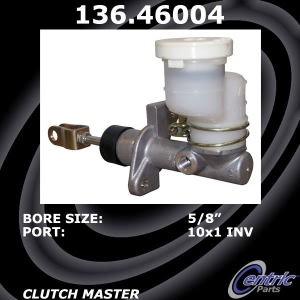 Centric Premium Clutch Master Cylinder for 1990 Mitsubishi Galant - 136.46004