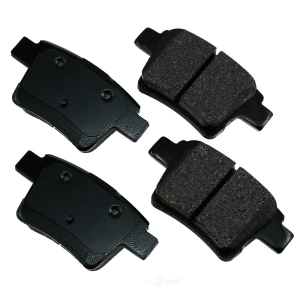 Akebono Pro-ACT™ Ultra-Premium Ceramic Rear Disc Brake Pads for 2008 Jaguar X-Type - ACT1071