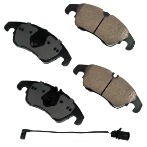 Akebono EURO™ Ultra-Premium Ceramic Front Disc Brake Pads for 2010 Audi Q5 - EUR1322A