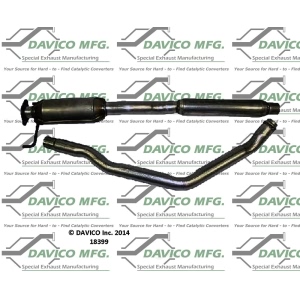 Davico Direct Fit Catalytic Converter and Pipe Assembly for Suzuki SX4 - 18399