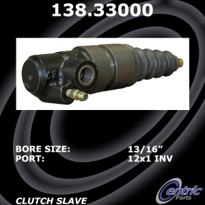 Centric Premium Clutch Slave Cylinder for Audi - 138.33000