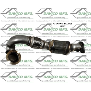 Davico Direct Fit Catalytic Converter and Pipe Assembly for 2009 BMW X6 - 17397