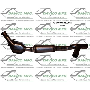 Davico Direct Fit Catalytic Converter for 1997 Ford F-250 - 15646