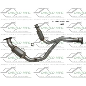 Davico Direct Fit Catalytic Converter and Pipe Assembly for Chevrolet Silverado 1500 - 19353