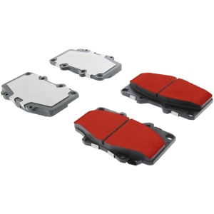 Centric Posi Quiet Pro™ Semi-Metallic Front Disc Brake Pads for 1990 Toyota Land Cruiser - 500.05021