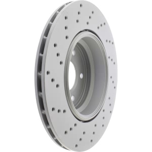 Centric SportStop Drilled 1-Piece Rear Passenger Side Brake Rotor for 2011 BMW 1 Series M - 128.34111