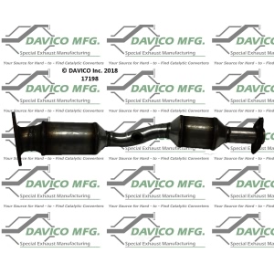 Davico Direct Fit Catalytic Converter and Pipe Assembly for 2009 Nissan Sentra - 17198