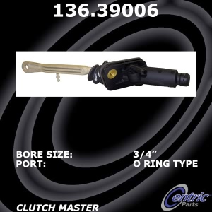 Centric Premium™ Clutch Master Cylinder for 2004 Volvo C70 - 136.39006