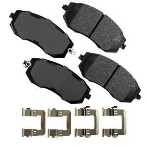 Akebono Pro-ACT™ Ultra-Premium Ceramic Front Disc Brake Pads for 2015 Scion FR-S - ACT1539