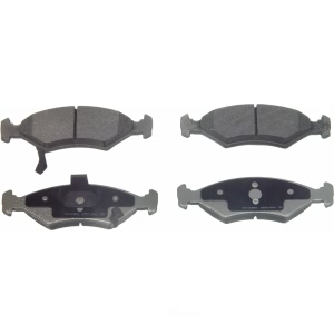 Wagner ThermoQuiet™ Semi-Metallic Front Disc Brake Pads for 2000 Kia Sephia - MX766