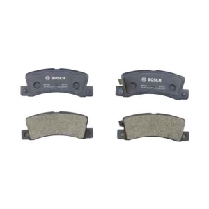 Bosch QuietCast™ Premium Organic Rear Disc Brake Pads for 1989 Toyota Celica - BP325