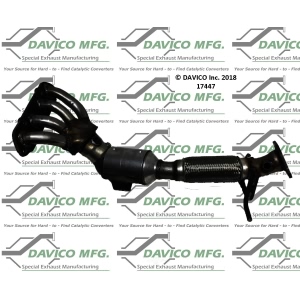 Davico Direct Fit Catalytic Converter for 2013 Mazda 3 - 17447