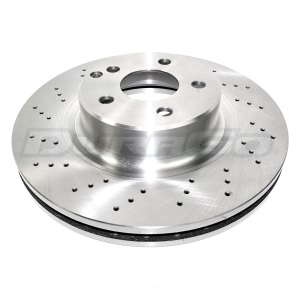 DuraGo Drilled Vented Front Brake Rotor for 2002 Mercedes-Benz S430 - BR34200