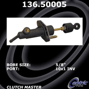 Centric Premium Clutch Master Cylinder for 2004 Kia Spectra - 136.50005