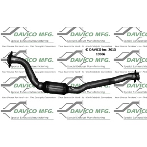 Davico Direct Fit Catalytic Converter and Pipe Assembly for Isuzu i-350 - 19366