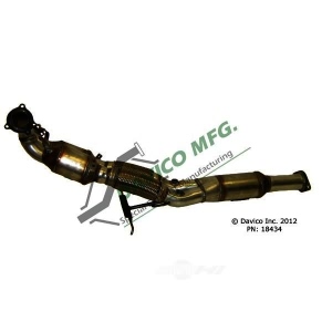 Davico Direct Fit Catalytic Converter and Pipe Assembly for 2003 Volvo S80 - 18434