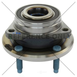 Centric Premium™ Rear Passenger Side Driven Wheel Bearing and Hub Assembly for 2016 Chevrolet Corvette - 401.62007