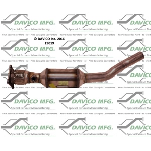 Davico Direct Fit Catalytic Converter and Pipe Assembly for 2001 Plymouth Neon - 19019