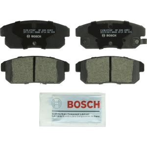 Bosch QuietCast™ Premium Organic Rear Disc Brake Pads for 2006 Mazda RX-8 - BP1008