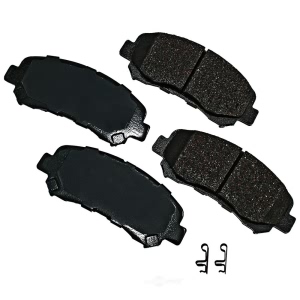 Akebono Pro-ACT™ Ultra-Premium Ceramic Front Disc Brake Pads for 2013 Nissan Rogue - ACT1338