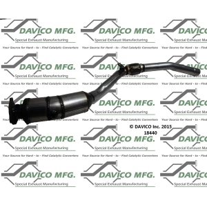 Davico Direct Fit Catalytic Converter and Pipe Assembly for 2002 Audi A4 - 18440
