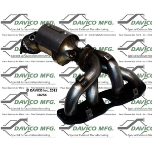 Davico Exhaust Manifold with Integrated Catalytic Converter for 2011 Nissan Altima - 18258