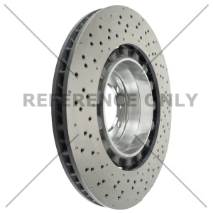 Centric Premium™ OE Style Drilled Brake Rotor for Porsche Cayman - 128.37121