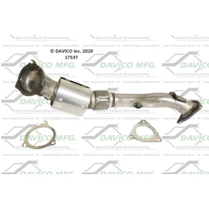 Davico Direct Fit Catalytic Converter and Pipe Assembly for 2017 Land Rover Range Rover Evoque - 17537