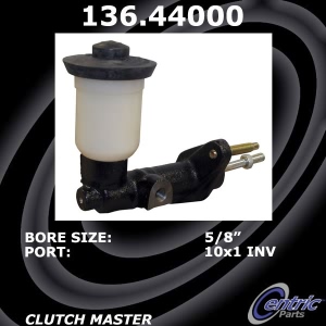 Centric Premium Clutch Master Cylinder for 1987 Toyota Camry - 136.44000