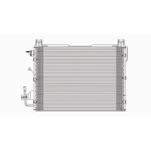 TYC A C Condenser for 1999 Dodge Ram 2500 - 3016
