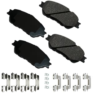 Akebono Pro-ACT™ Ultra-Premium Ceramic Front Disc Brake Pads for 2006 Toyota Camry - ACT906B