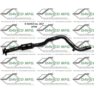 Davico Direct Fit Catalytic Converter and Pipe Assembly for 2012 Dodge Challenger - 19704
