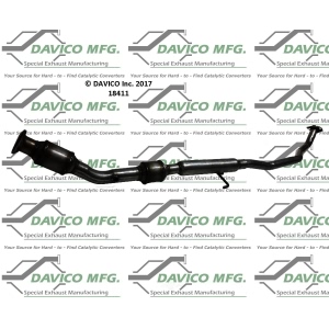 Davico Direct Fit Catalytic Converter and Pipe Assembly for 2010 Toyota Corolla - 18411