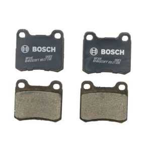 Bosch QuietCast™ Premium Organic Rear Disc Brake Pads for 1987 Mercedes-Benz 260E - BP335