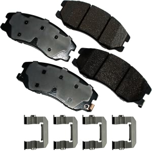 Akebono Pro-ACT™ Ultra-Premium Ceramic Front Disc Brake Pads for Suzuki XL-7 - ACT1264