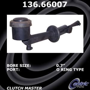 Centric Premium Clutch Master Cylinder for 1998 GMC Jimmy - 136.66007