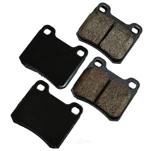 Akebono EURO™ Ultra-Premium Ceramic Rear Disc Brake Pads for 1988 Mercedes-Benz 260E - EUR335