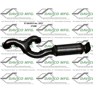 Davico Exhaust Manifold with Integrated Catalytic Converter for 2009 BMW 550i - 17188