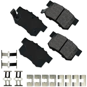 Akebono Pro-ACT™ Ultra-Premium Ceramic Rear Disc Brake Pads for 2005 Acura TSX - ACT537A
