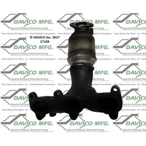 Davico Exhaust Manifold with Integrated Catalytic Converter for 2004 Hyundai Santa Fe - 17169