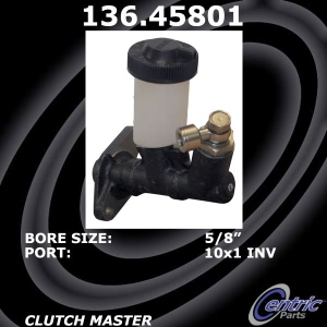 Centric Premium Clutch Master Cylinder for 2004 Mazda Miata - 136.45801
