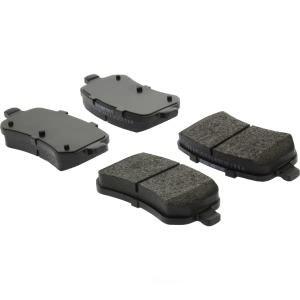 Centric Posi Quiet™ Extended Wear Semi-Metallic Rear Disc Brake Pads for 2011 Chrysler Town & Country - 106.10210