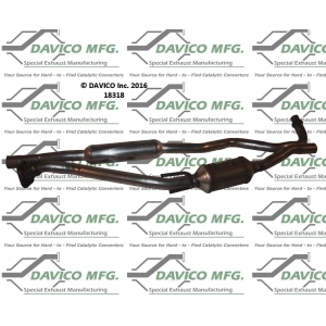 Davico Direct Fit Catalytic Converter and Pipe Assembly for 2003 Toyota Matrix - 18318