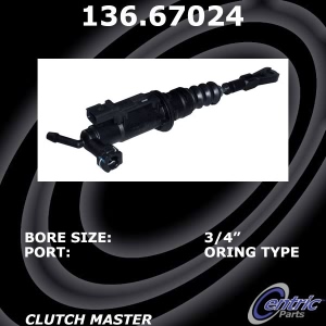 Centric Premium Clutch Master Cylinder for 2008 Dodge Nitro - 136.67024